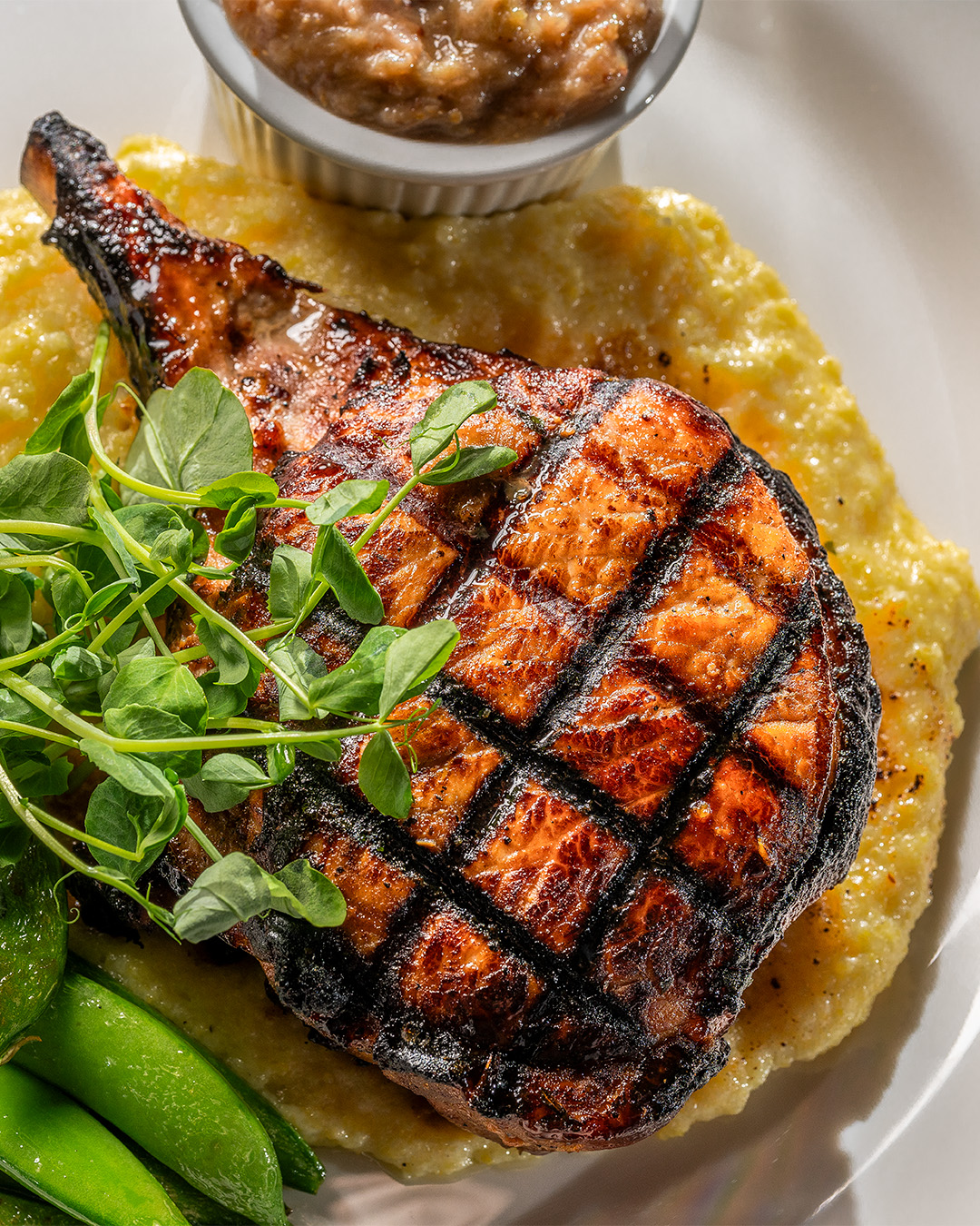 Dinner in Huntington Village | Prime Steakhouse | IMC Pork Chop Dinner at IMC Restaurant & Bar Huntington NY at IMC Huntington Village Fine dining at IMC Restaurant & Bar in Huntington Village