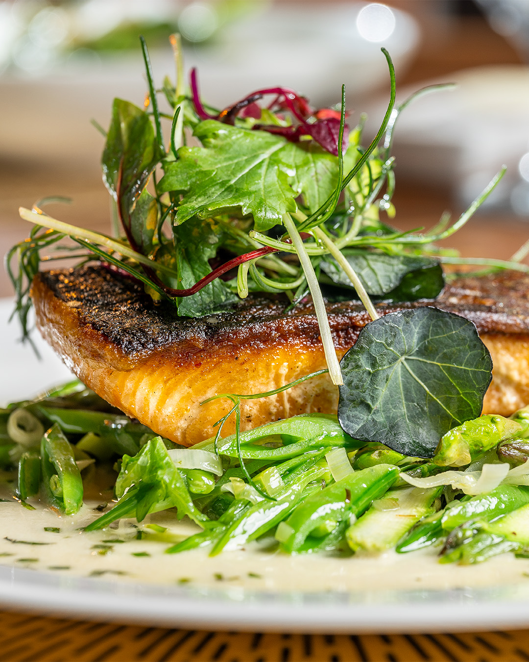 IMC Restaurant and Bar Salmon Dinner