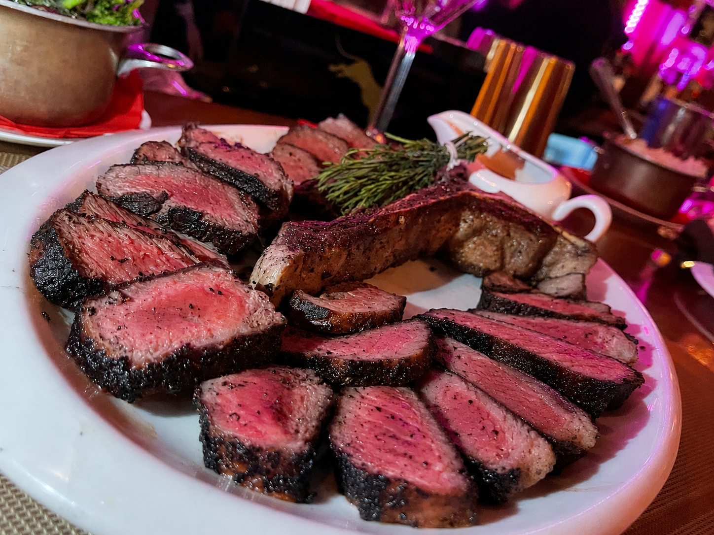 IMC Restaurant and Bar Sliced Steak