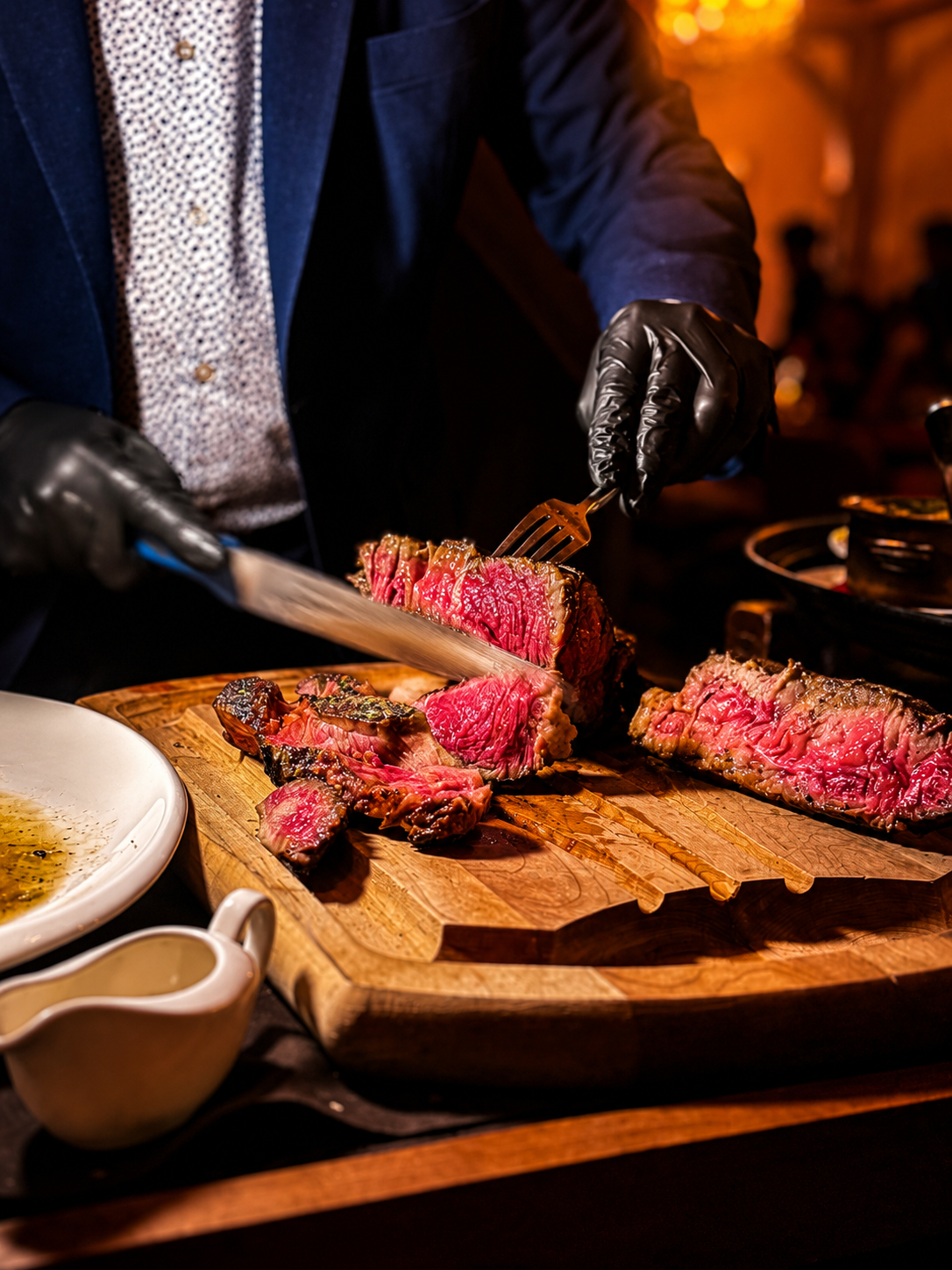 IMC Restaurant and Bar Tomahawk Sliced