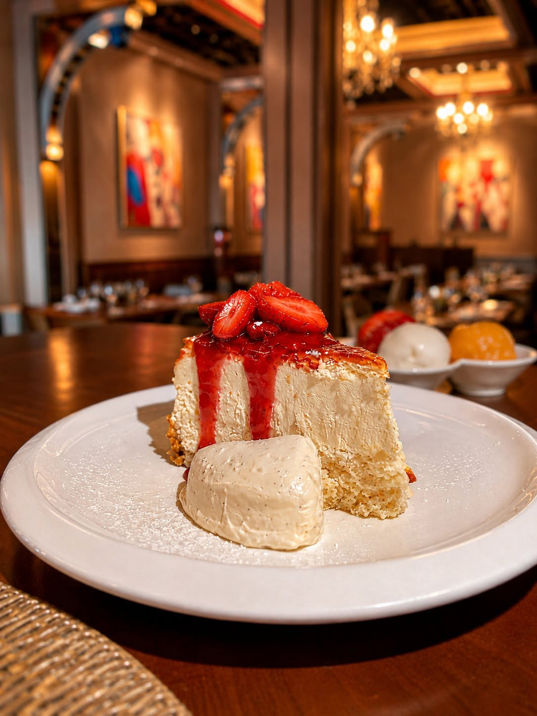 Dessert at IMC Restaurant & Bar in Huntington Village